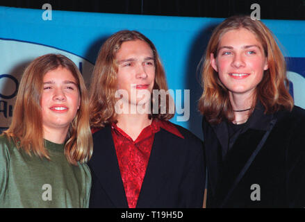 LAS VEGAS, NV - December 8, 1998:  Pop group HANSON at the Billboard Music Awards in Las Vegas. ©Paul Smith / Featureflash Stock Photo