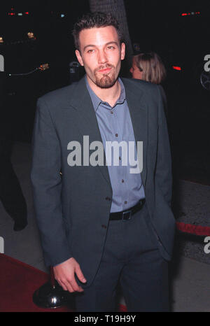 LOS ANGELES, CA - December 8, 1998: Actor BEN AFFLECK at the Los Angeles premiere of his new movie 'Shakespeare in Love' in which he stars with Gwyneth Paltrow. © Paul Smith / Featureflash Stock Photo