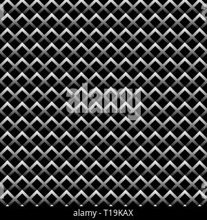 Seamless pattern made of squares with gradient fills. Black and white ...