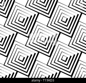 Square pattern series. Seamlessly repeatable vector illustration Stock ...
