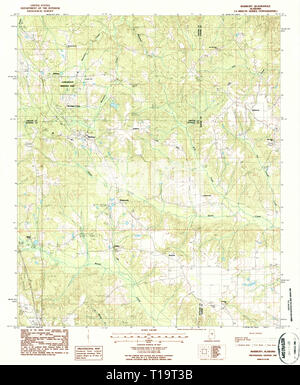 Marbury, Alabama, map 1987, 1:24000, United States of America by ...