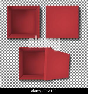 Red box vector Stock Vector