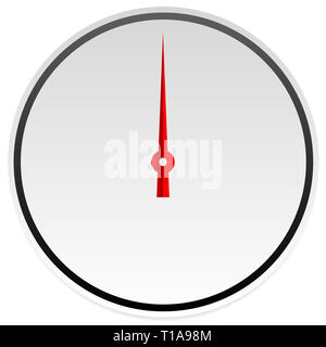 Circle dial, gauge template. Editable vector illustration. Stock Photo