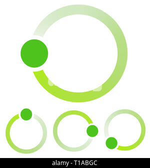 Preloader, circular shape. Segmented circle Stock Photo - Alamy