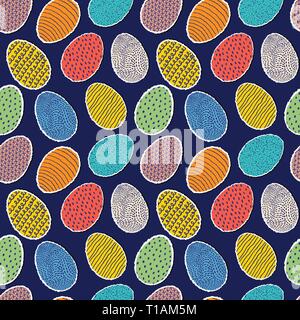 pattern with eggs Stock Vector
