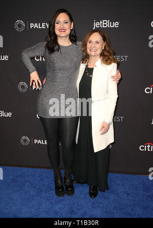 Hollywood, California, USA. 24th Mar, 2019. 24 March 2019 - Hollywood, California - Mary Chieffo, Beth Grant. 2019 PaleyFest LA - ''Star Trek: Discovery'' held at Dolby Theater. Photo Credit: Faye Sadou/AdMedia Credit: Faye Sadou/AdMedia/ZUMA Wire/Alamy Live News Stock Photo