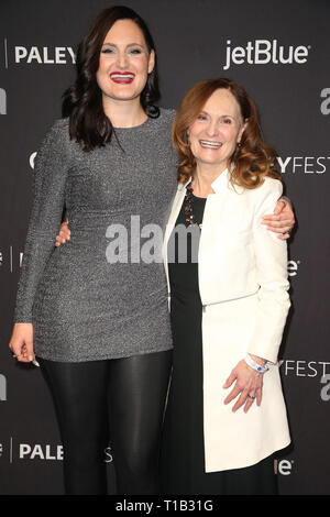 Hollywood, California, USA. 24th Mar, 2019. 24 March 2019 - Hollywood, California - Mary Chieffo, Beth Grant. 2019 PaleyFest LA - ''Star Trek: Discovery'' held at Dolby Theater. Photo Credit: Faye Sadou/AdMedia Credit: Faye Sadou/AdMedia/ZUMA Wire/Alamy Live News Stock Photo