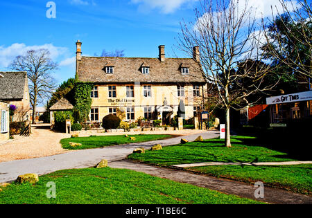 The Dial House, Bourton on Water, Cotswolds, Gloucestershire, England Stock Photo