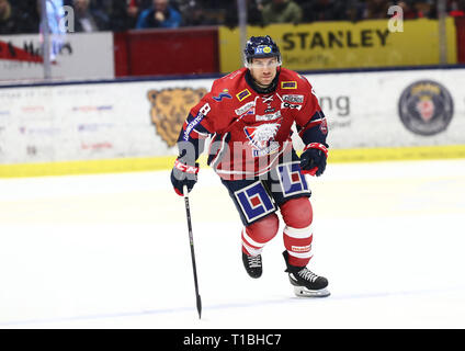 LINKÖPING 20180203 Linköpings nr 8 Derek Roy under matchen i SHL mellan Linköpings HC-HV71 i Saab arena. Foto Jeppe Gustafsson Stock Photo