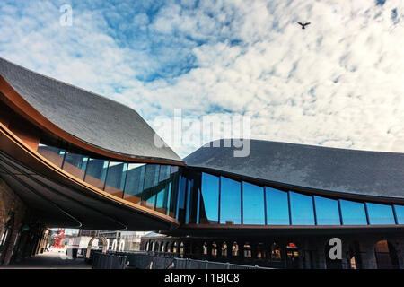 Coal Drops Yard is a retail development in the King's Cross Central scheme in London Stock Photo