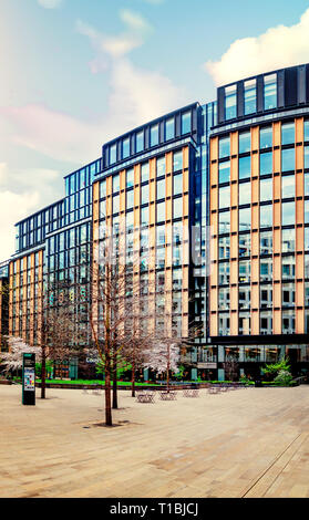 Google UK HQ and YouTube London office at Pancras Square, King's Cross, London Stock Photo