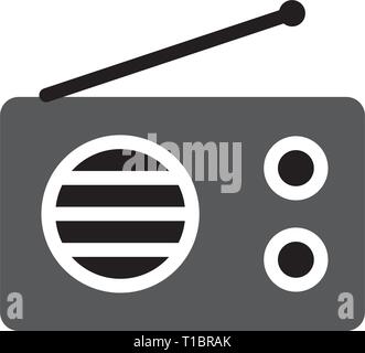 radio icon Stock Vector