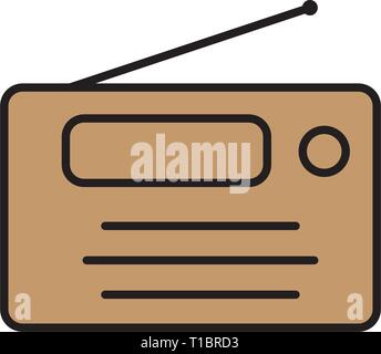 radio icon Stock Vector