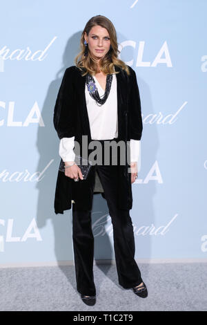 2019 Hollywood for Science Gala - UCLA Honors Barbra Streisand and Gisele Bündchen  Featuring: Angela Lindvall Where: Los Angeles, California, United States When: 21 Feb 2019 Credit: Sheri Determan/WENN.com Stock Photo