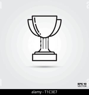 Sports competition award cup icon. EPS 10 vector symbol Stock Vector ...