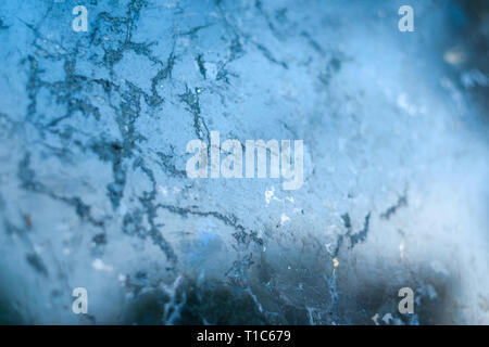 Black Polished Granite Wall. Reflection of a Blue Sky in a Polished Granite Surface Stock Photo
