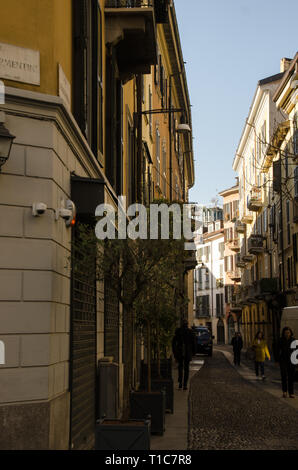 Brera District in Milano, March 25th, 2019 Stock Photo
