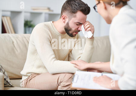 Desperate man Stock Photo