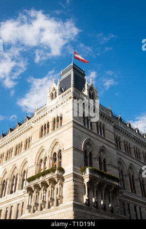 Vienna City Hall, Wiener Rathaus, Vienna, Austria Stock Photo