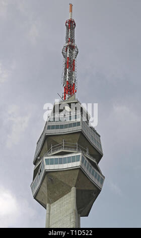 New TV Tower Avala in Belgrade Serbia Stock Photo