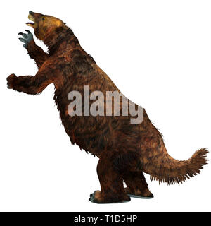 Extinct mammal - Megatherium Americanum. Giant ground sloth lived in