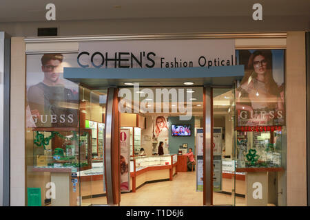 Cohen's Fashion Optical at Lawrence Township New Jersey, February 24, 2019 Stock Photo