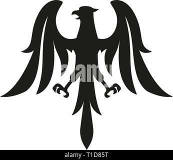 Eagle Wing Silhouette Logo Vector Stock Vector Image & Art - Alamy