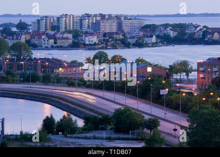 Multifamily residential on Salto seen from Bryggarberget in Karlskrona, Blekinge, Sweden. May 23rd 2008 © Wojciech Strozyk / Alamy Stock Photo Stock Photo