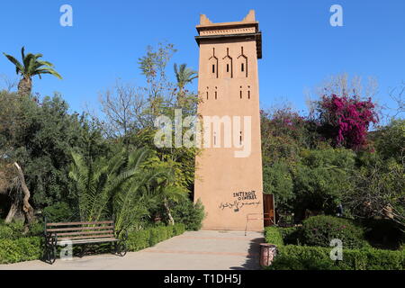 Jnane El Harti (Harti Garden), New City, Marrakesh, Marrakesh-Safi region, Morocco, north Africa Stock Photo