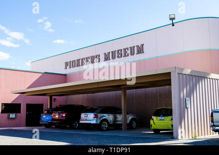 The Imperial Valley Pioneers Museum in the Imperial Valley California USA Stock Photo