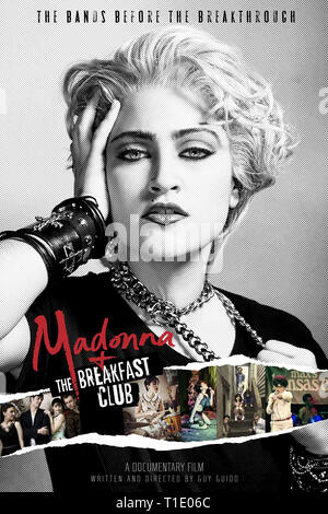 MADONNA AND THE BREAKFAST CLUB, poster, top: Jamie Auld (as Madonna