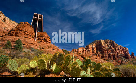 Chapel of The Holy Cross, Sedona Stock Photo