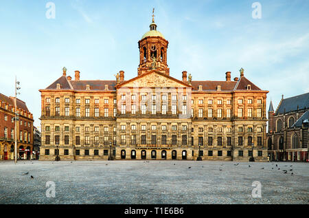 Royal Palace in Amsterdam, Netherlands Stock Photo