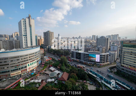 Downtown Kunming, Yunnan province, southwest China Stock Photo