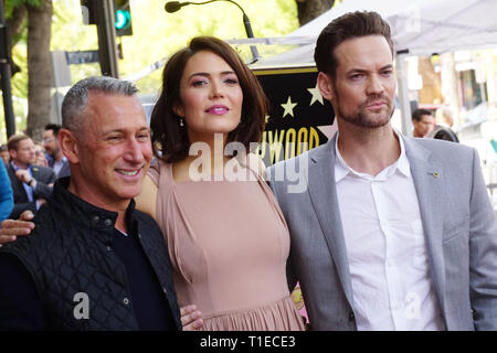 Los Angeles, USA. 25th Mar 2019. Mandy Moore Star -040 Shane West  attend a ceremony honoring Mandy Moore with a star on the Hollywood Walk Of Fame on March 25, 2019 in Hollywood, California. Credit: Tsuni / USA/Alamy Live News Stock Photo