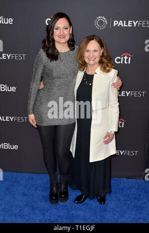 Mary Chieffo with mother Beth Grant screening the CBS All Access TV series 'Star Trek: Discovery' at the 36th Paleyfest 2019 at the Dolby Theater, Hollywood. Los Angeles, 24.03.2019 | usage worldwide Stock Photo