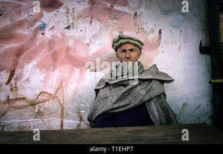 March 19, 2012 - Gilgit, Hunza District, Pakistan - FILE IMAGE taken on January 2000 - Portrait of an elderly man from Gilgit, Hunza Valley (Credit Image: © Jordi Boixareu/ZUMA Wire) Stock Photo