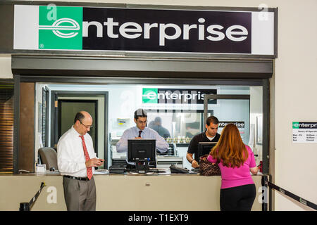 Rental car center, Miami International Airport Stock Photo - Alamy