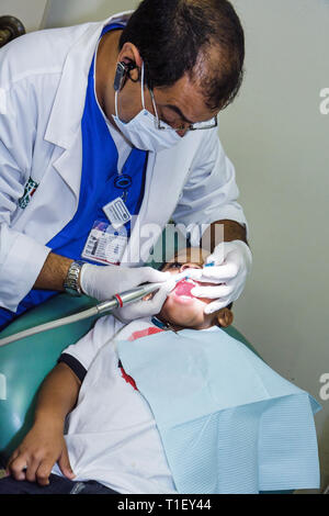 Miami Florida,Liberty City,Jessie Trice Community Health Center,oral health,fair,free care,exam,volunteer volunteers volunteering work worker workers, Stock Photo