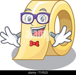 masking tape above the cartoon table vector illustration Stock Vector