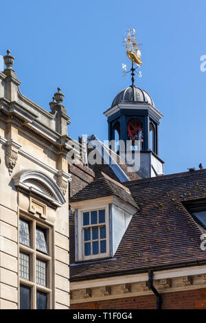 ROCHESTER, KENT/UK - MARCH 24 : Skyline of the old Corn Exchange building in Rochester on March 24, 2019 Stock Photo