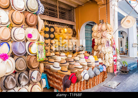 A typical view in Phuket Town Thailand Stock Photo