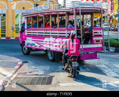 A typical view in Phuket Town Thailand Stock Photo
