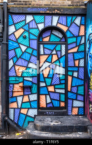 Artistic composition of shattered glass and geometric shadows creating ...