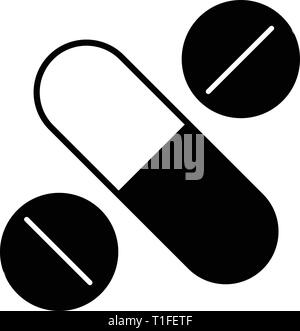 Capsule and Pills Stock Vector