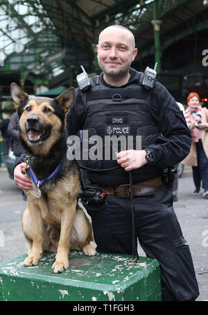 Police Dog Marci, With His Handler PC Neil Billany, At The Honorable ...