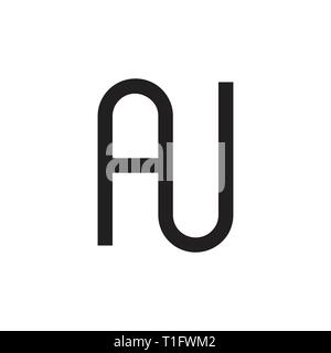 letters an simple logo vector Stock Vector