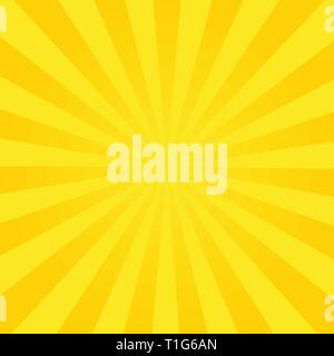 Sun rays, summer background orange colored, a vector illustration Stock Vector
