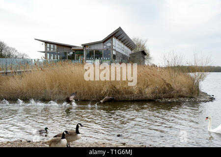 Visitor Centre, Attenborough Nature Reserve, Nottingham, Stock Photo