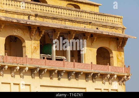 Old building facade in Jaipur Stock Photo